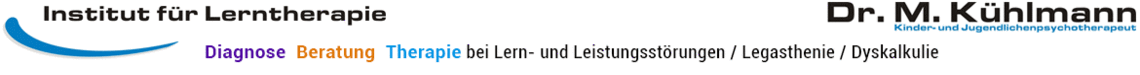 Institut für Lerntherapie - Dr. Michael Kühlmann